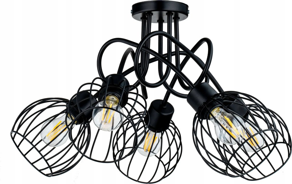 Mennyezeti Lámpa csillár Függő Loft drót Gömb 5