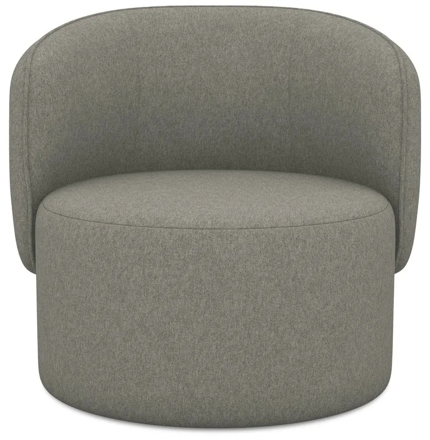 Szürke fotel Ipo – Makamii