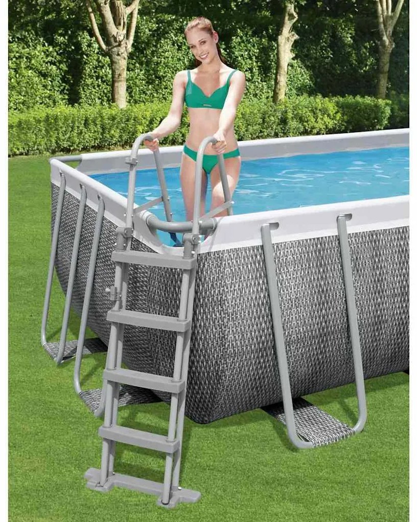 Bestway Flowclear 4 fokos biztonsági létra 122 cm