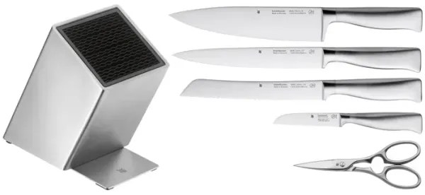 WMF - GRAND GOURMET 6 részes konyhakéskészlet késblokkal