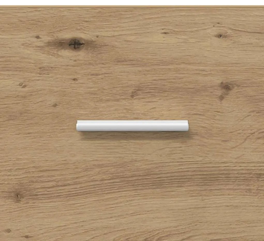 vidaXL Fürdőszoba Székény Artisan tölgy 100 x 38,5 x 46 cm Faanyag