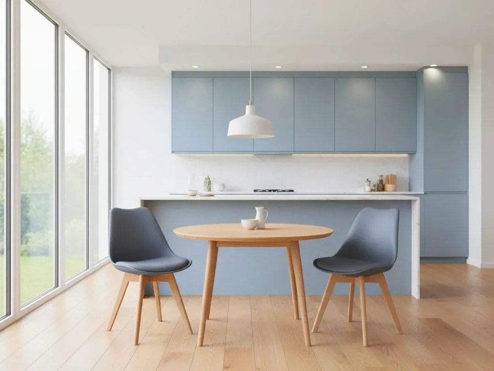 AKCIÓ Sötétszürke BALI MARK szék bükk lábakkal II. osztály