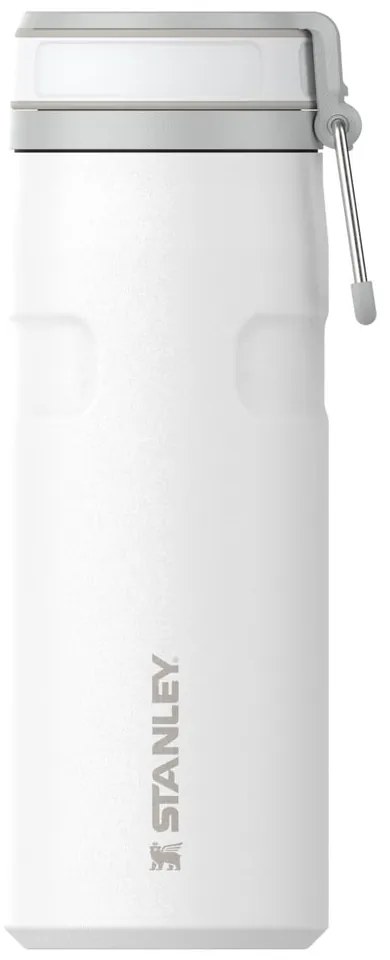 Fehér rozsdamentes acél termosz 470 ml IceFlow™ Bottle Twist Flip Frost – Stanley