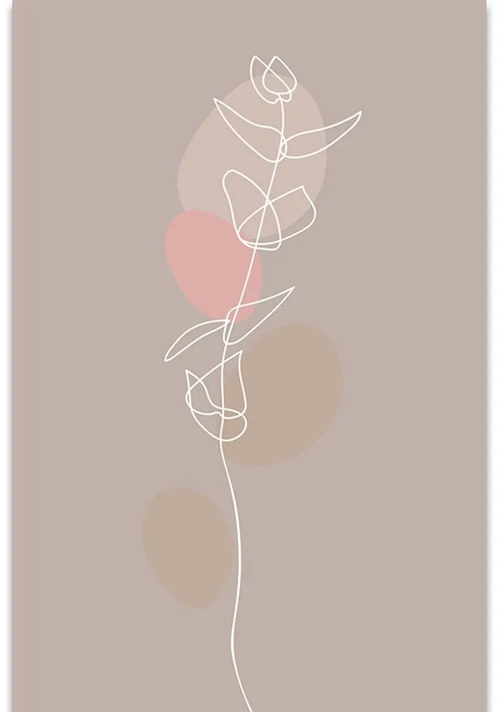 Kép minimalista levél No4