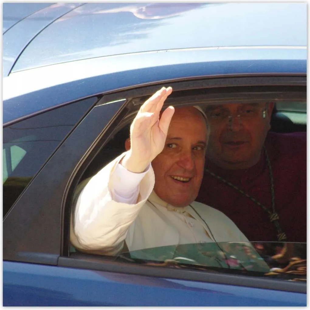 Poszterek 100x100 Ferenc pápa