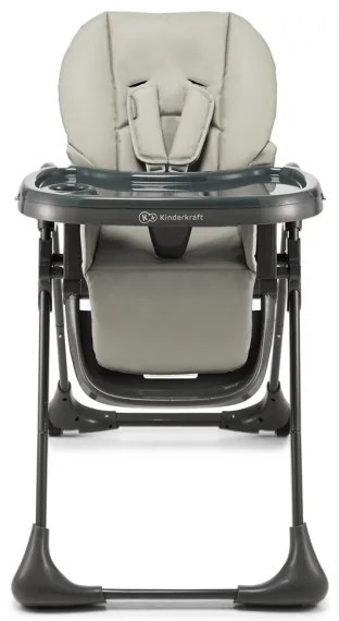 KINDERKRAFT - Gyermek étkezőszék TUMMIE szürke