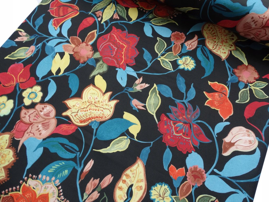 Mg Tk függöny Modern Virágok 2174 Új lengyel