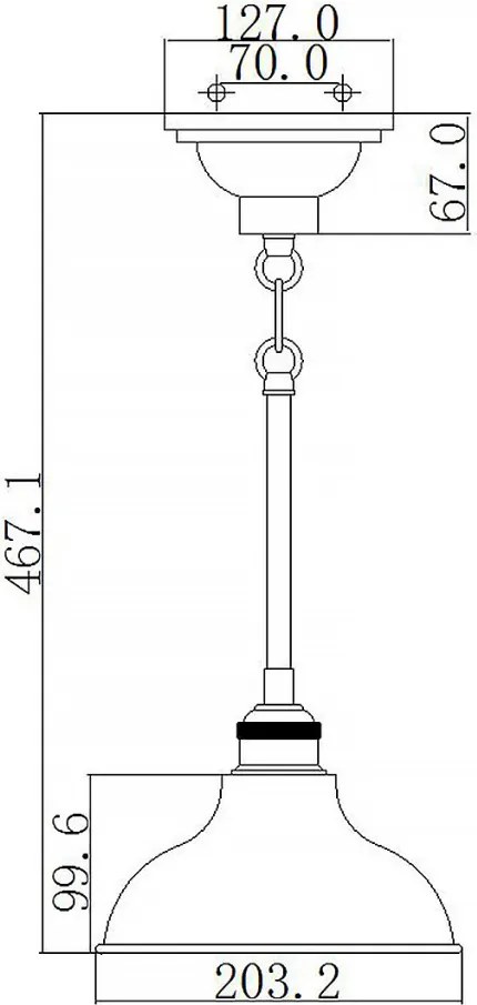 Kichler COBSON KL-COBSON-MP-OZ Függőlámpa 1x60W/E27