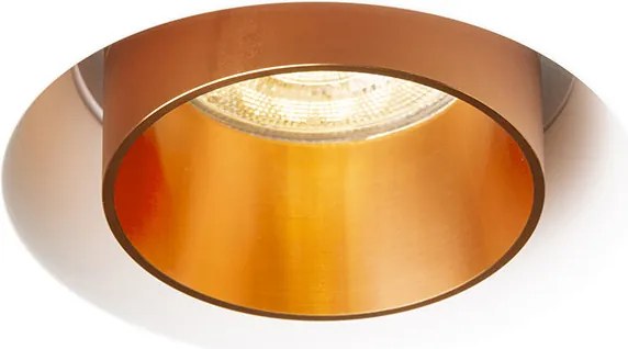 RENDL DAYTONA dönthető gipsz/szálcsiszolt réz 230V LED GU10 8W