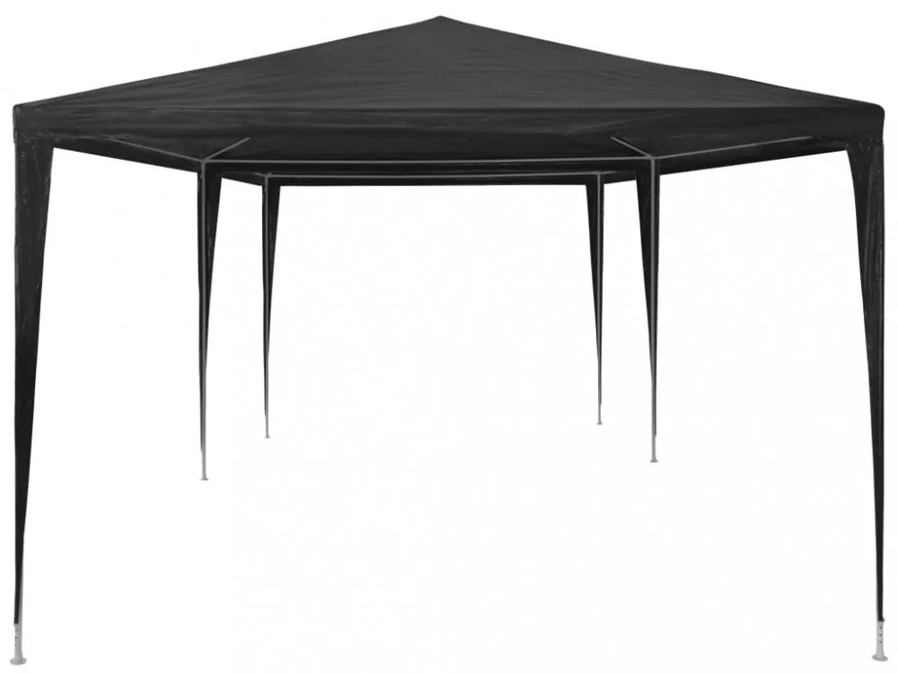 antracitszürke PE rendezvénysátor 3 x 6 m