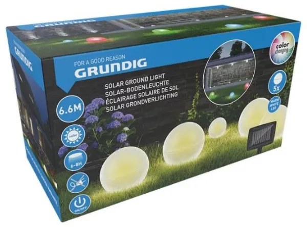 KÉSZLET 5x LED Szolár lámpa LED/3,2V többszínű