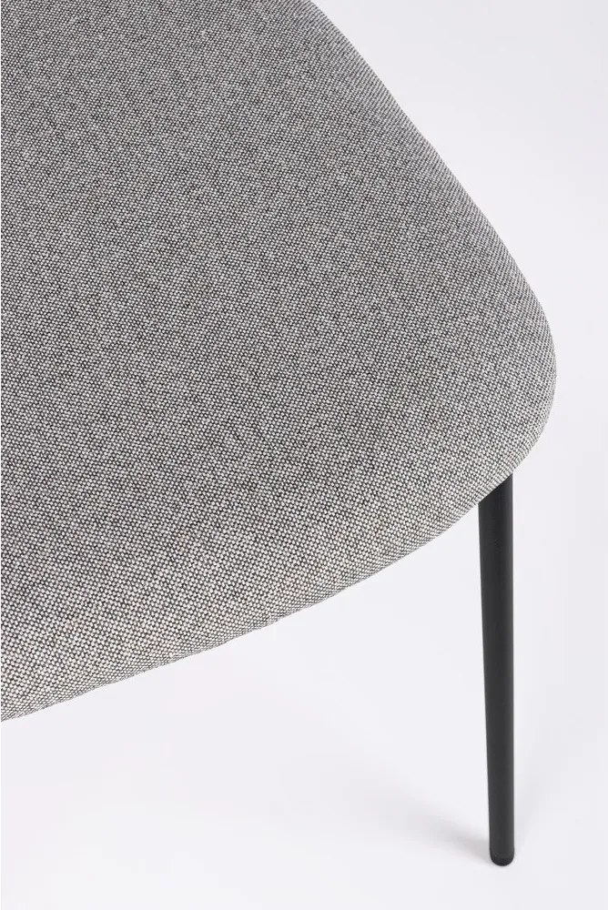 Szürke kárpitozott étkezőszék Inka – Yes Everyday