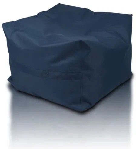 Babzsák Cubo TiaHome széklet - Sötétkék