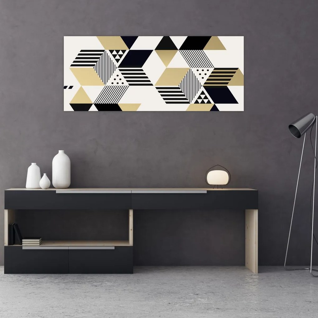 Kép - Geometriai formák N⁰1 (120x50 cm)