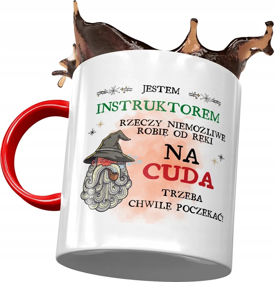 Piros Bögre Az Oktatónak Várni kell Nyomtatott Fotóval