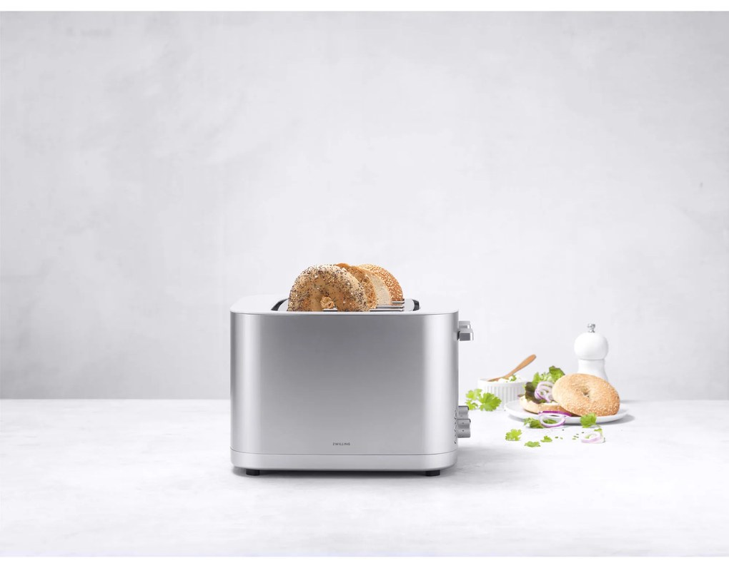 Enfinigy kenyérpirító, 2 szelet, rozsdamentes acél, 1000 W - Zwilling