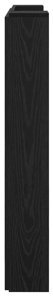 Fejtámla polcokkal Fekete tölgy 100 x 15 x 103,5 cm Faanyag