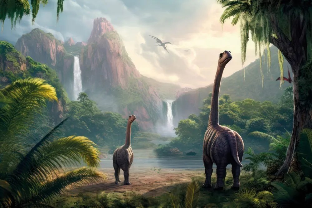 Tapéta dinoszauruszok földje