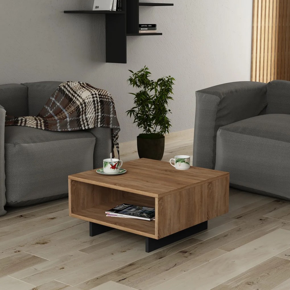 Dohányzóasztal Hola Oak Anthracite