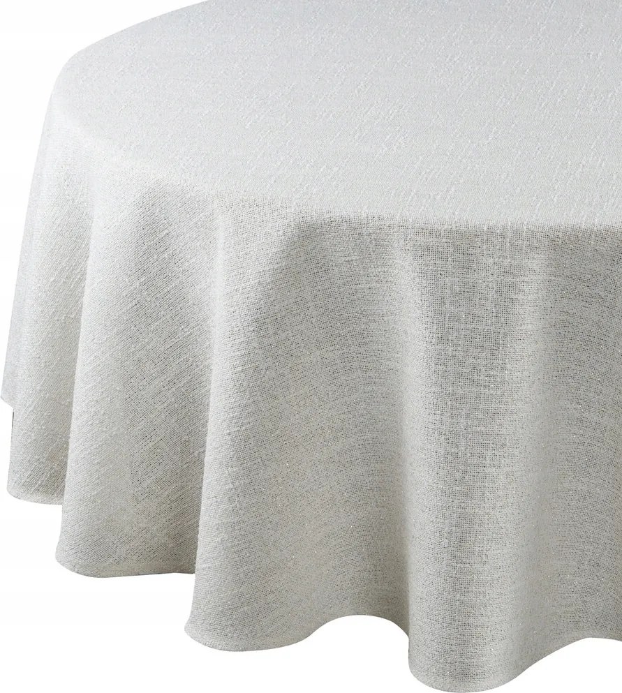 Abrosz dekoratív INES12 150 Eurofirany kerek krémszínű, aranyszállal