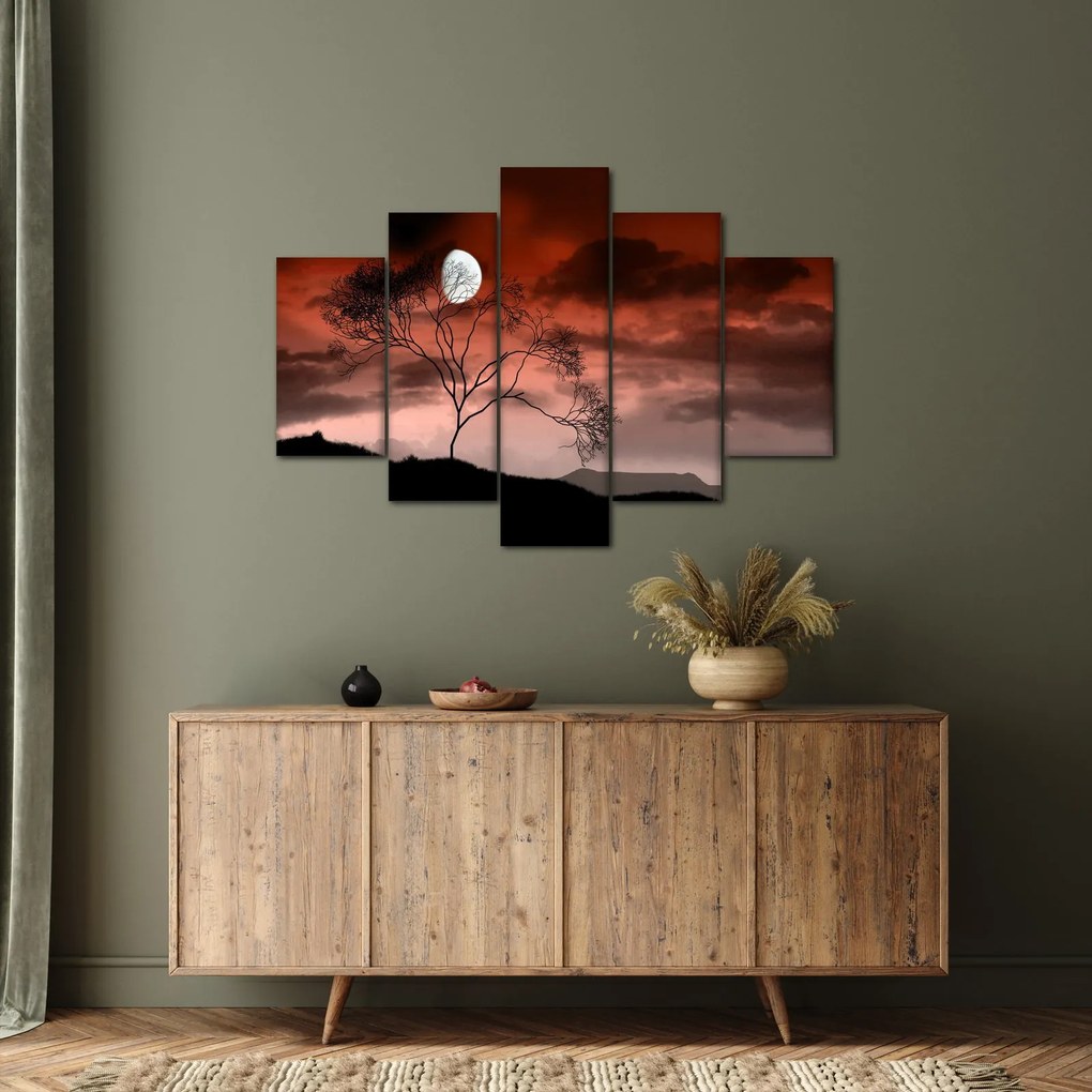 Kép - Hold megvilágítja az éjszakát (150x105 cm)