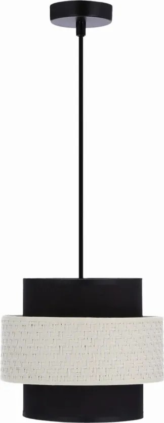 Benta függőlámpa fekete 1x40w e27 lámpabúra fekete