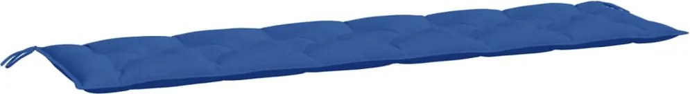 vidaXL királykék oxford szövet kerti padpárna 200 x 50 x 7 cm