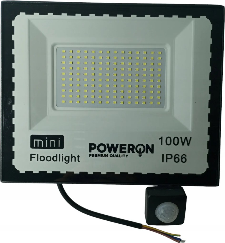 Halogén fényvető Led lámpa 100W Mozgásérzékelővel