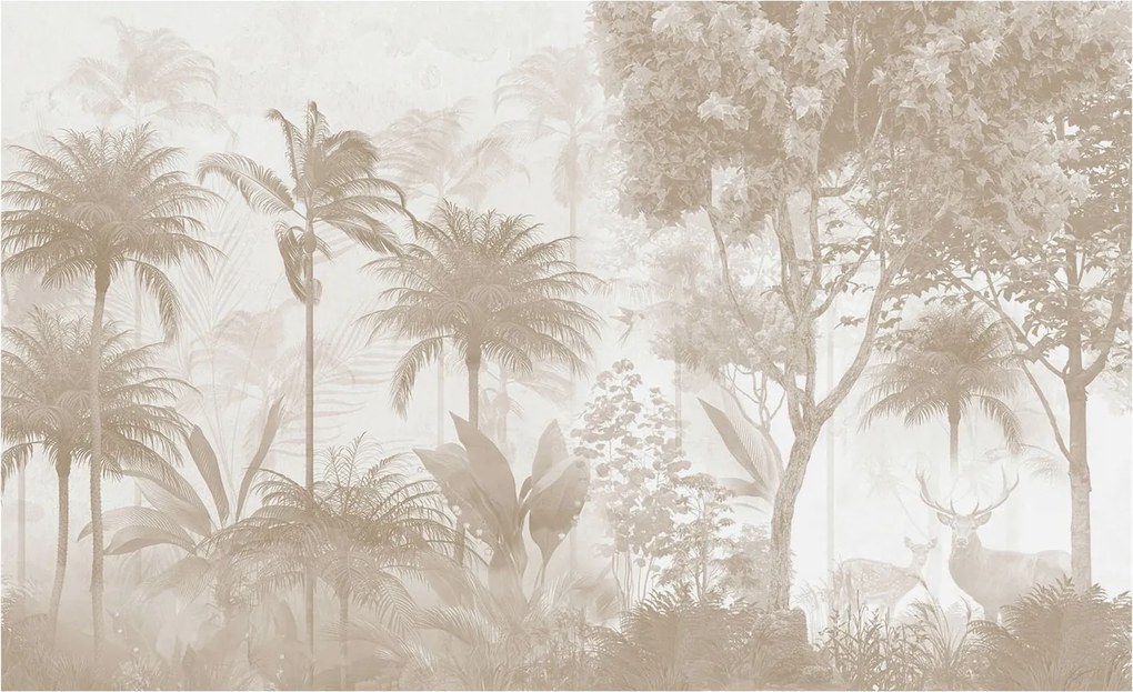 Design fotótapéta falra Flizelin Trópusi tájkép 416x254 Ragasztó