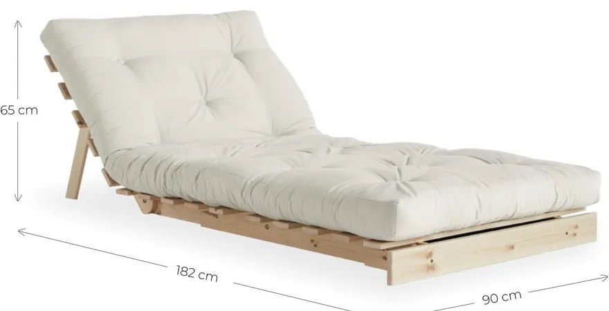 Bézses mustársárga fotel Roots – Karup Design