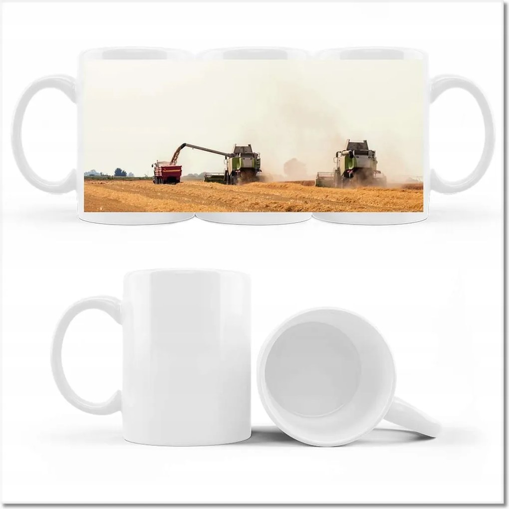 Fotó bögre Kombájn gabona betakarításhoz