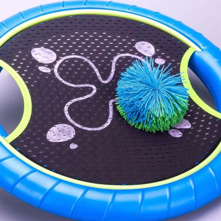 Pelyhes golyók 7 cm zöld / kék 5 db