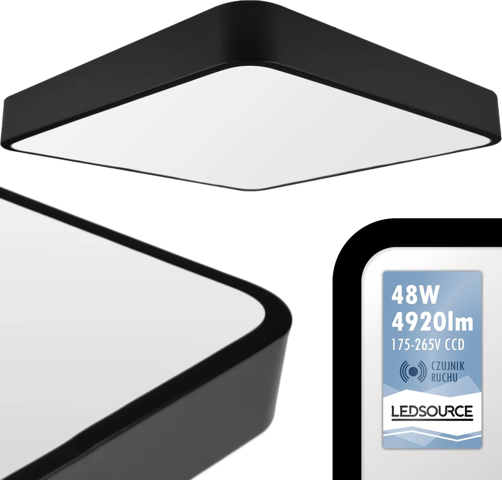 Mennyezeti Lámpa Led Plafon Falra Szerelhető 48W 40CM Nagy Mozgásérzékelő