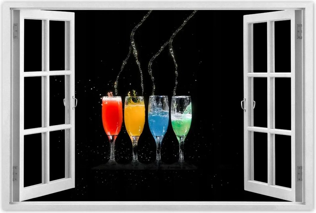 Poszterek 60x40 Színes italok