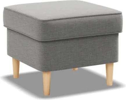 Uszak lábtartó, fonott, szürke