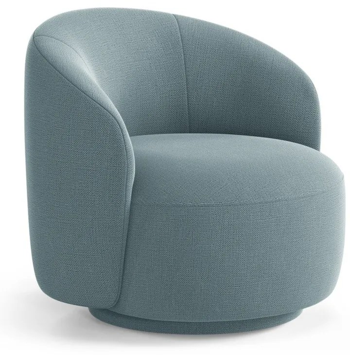 Világoskék forgó fotel Letizia – Micadoni