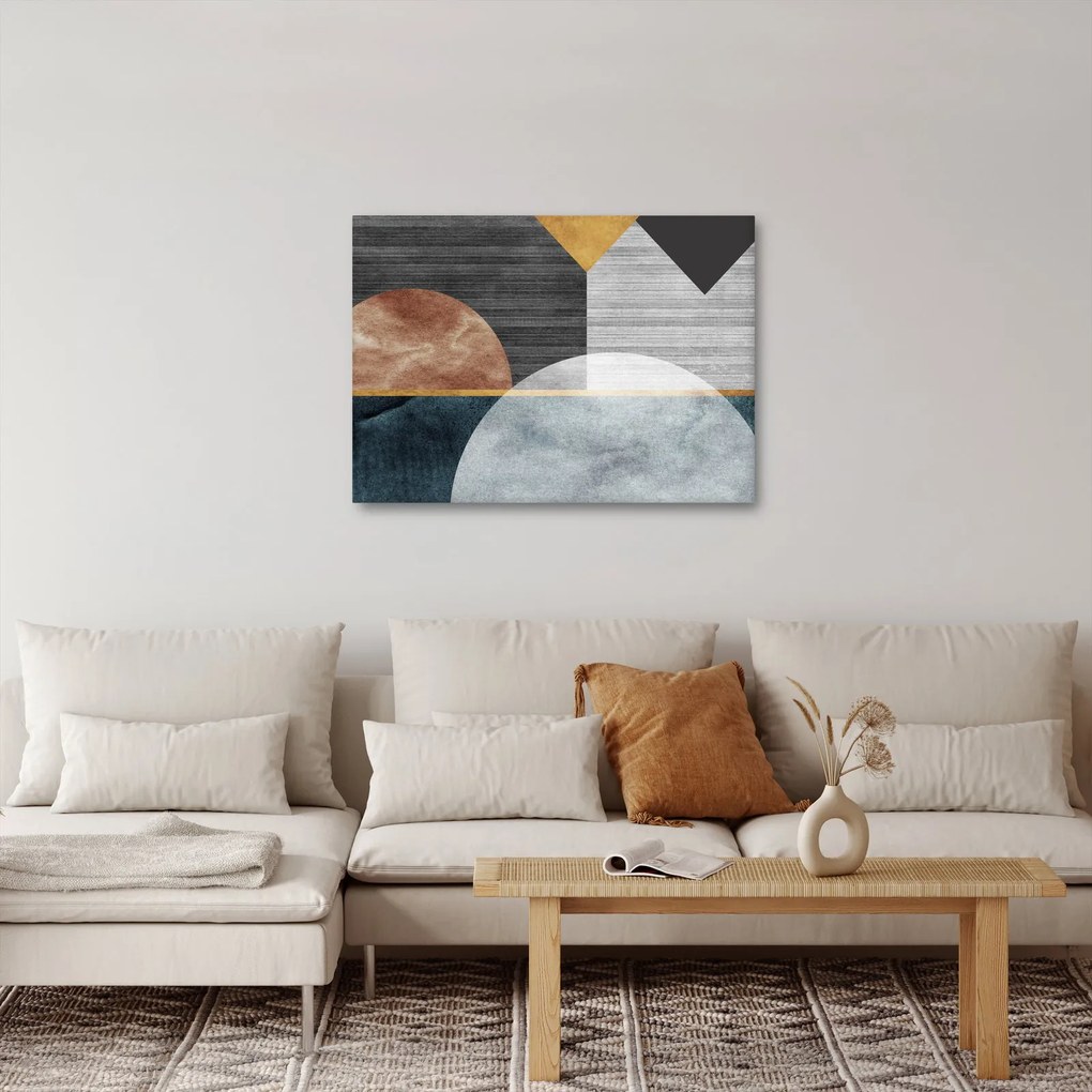 Kép - Formák és textúrák (70x50 cm)