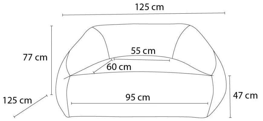 Fekete ülőzsák Lilibet – Bobochic Paris