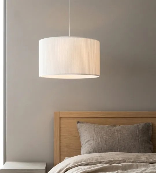 BRILAGI - SIRIJA MODERN kábeles függőlámpa, 1xE27/60W/230V, átmérő 35 cm, fehér