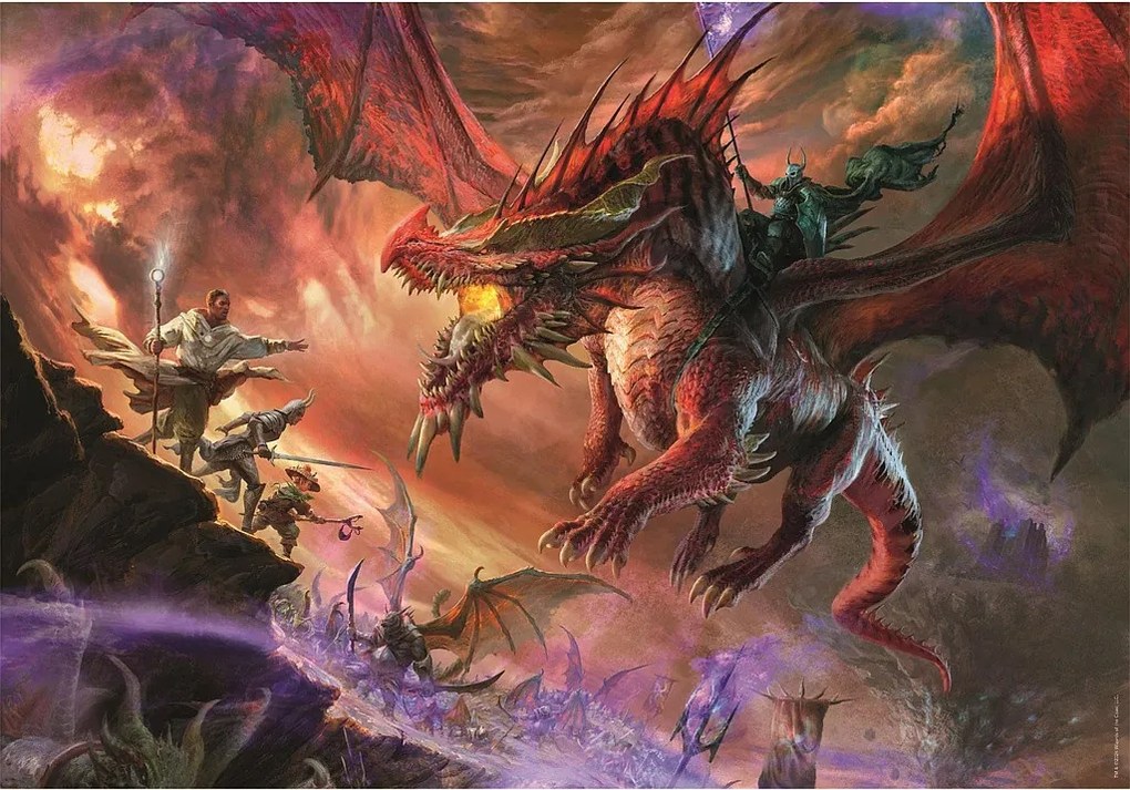 Dungeons & Dragons Fight 500 db-os Cube puzzle Clementoni