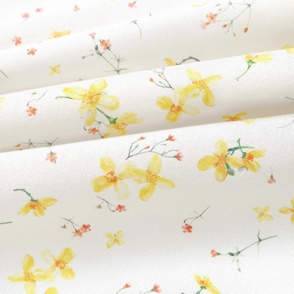 Goldea valencia dekorfüggöny - nárciszok 160x135 cm