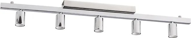 RENDL RALLONG V mennyezeti lámpa alap króm 230V LED E27 5x15W