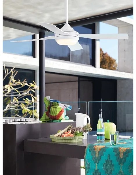 Lucci air 212898 - LED Dimmelhető ventilátor MOONAH 1xGX53/21W/230V fehér + távirányító