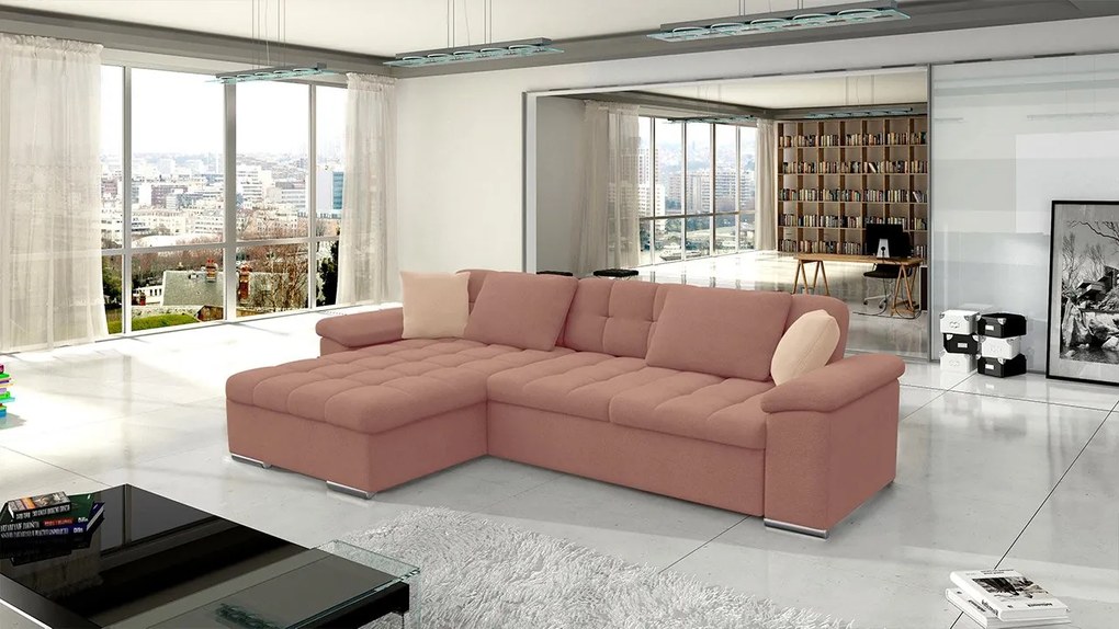 Sarok ülőgarnitúra Dante (J) (öko-bőr Soft 066 + Lawa 02). 1058082