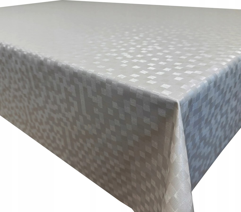 Abrosz Szürke Foltálló Modern Pvc Poliészter Kockás 135x230