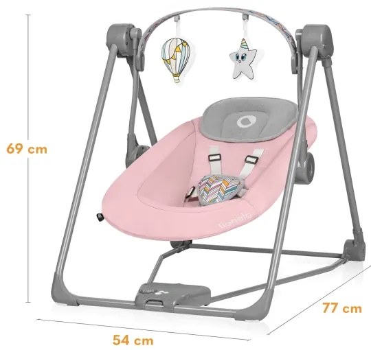 Lionelo - OTTO baba hinta 4xLR14 Pink Baby