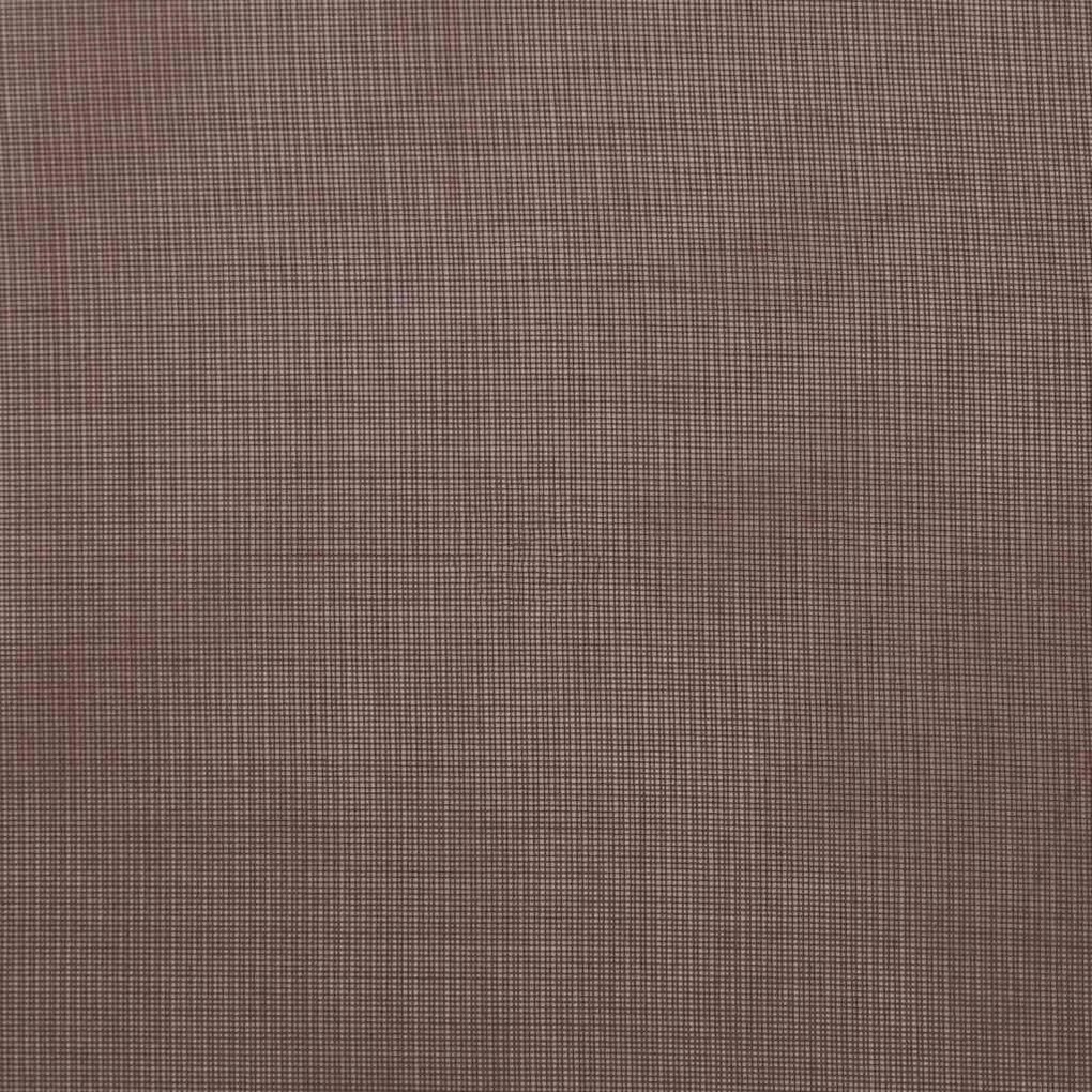 2 db barna fátyolfüggönyök rojtokkal 140x175 cm
