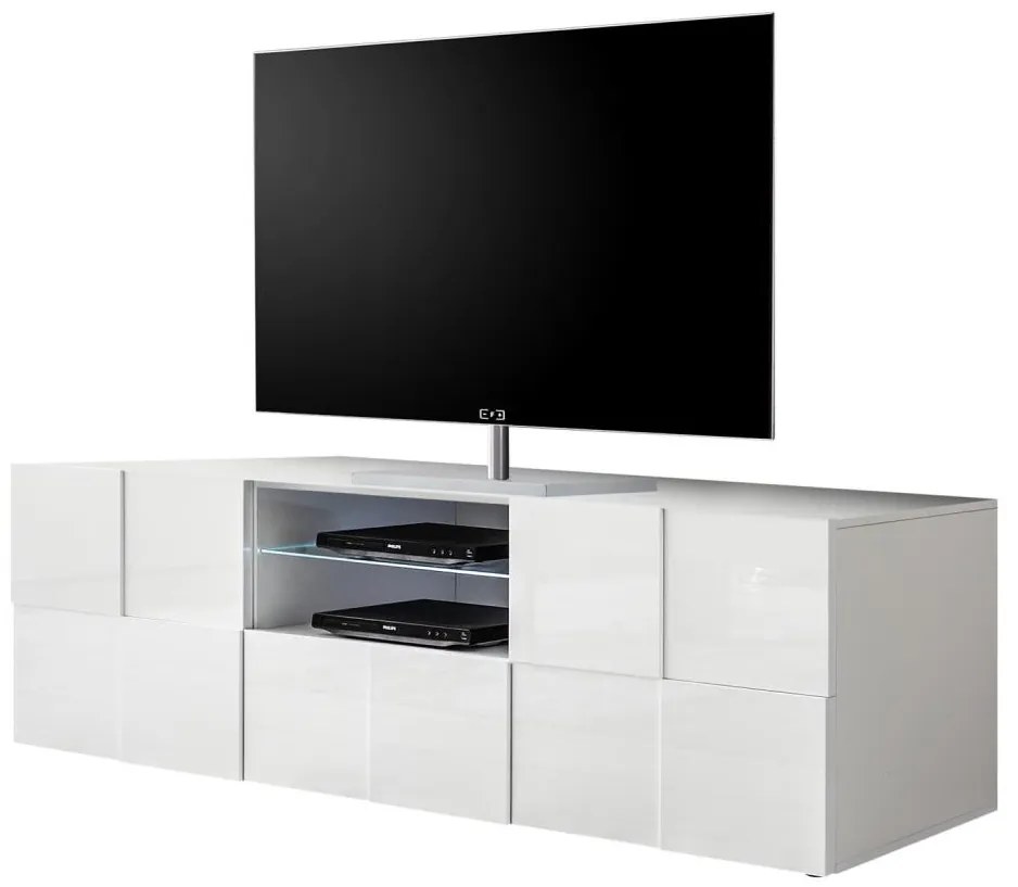 SERIAN fehér TV-asztal