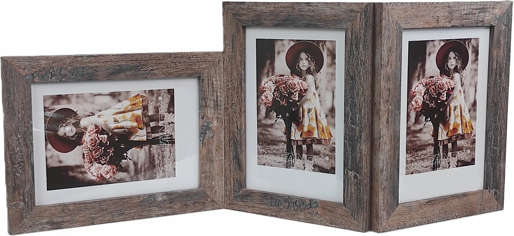 Galéria multikeret Narvik 3 képhez 15x21 cm Tripla szint/függőleges/függőleges