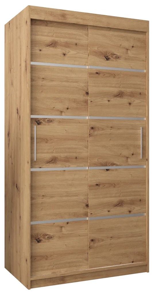 Ruhásszekrény 100 cm Verika 1 100 (artisan tölgy). 1063672